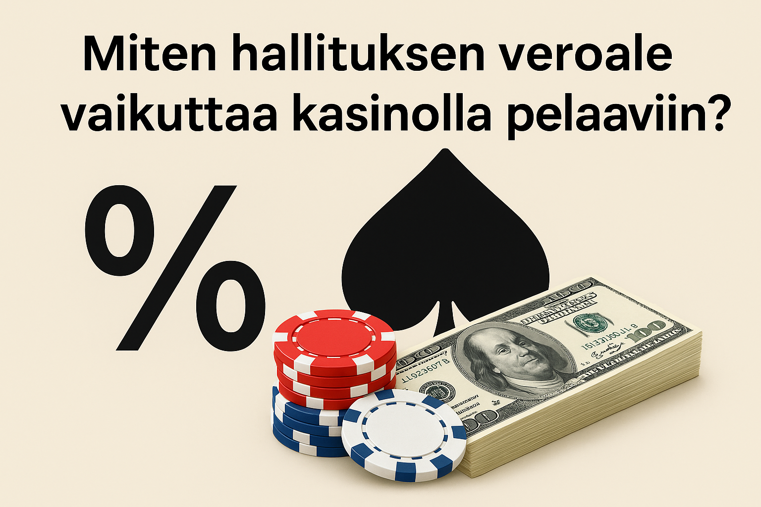 Miten hallituksen veroale vaikuttaa kasinolla pelaaviin?