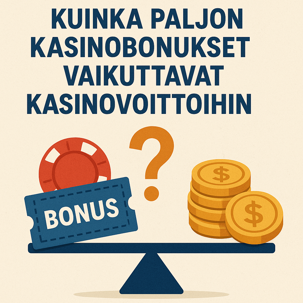 Kuinka paljon kasinobonukset vaikuttavat kasinovoittoihin