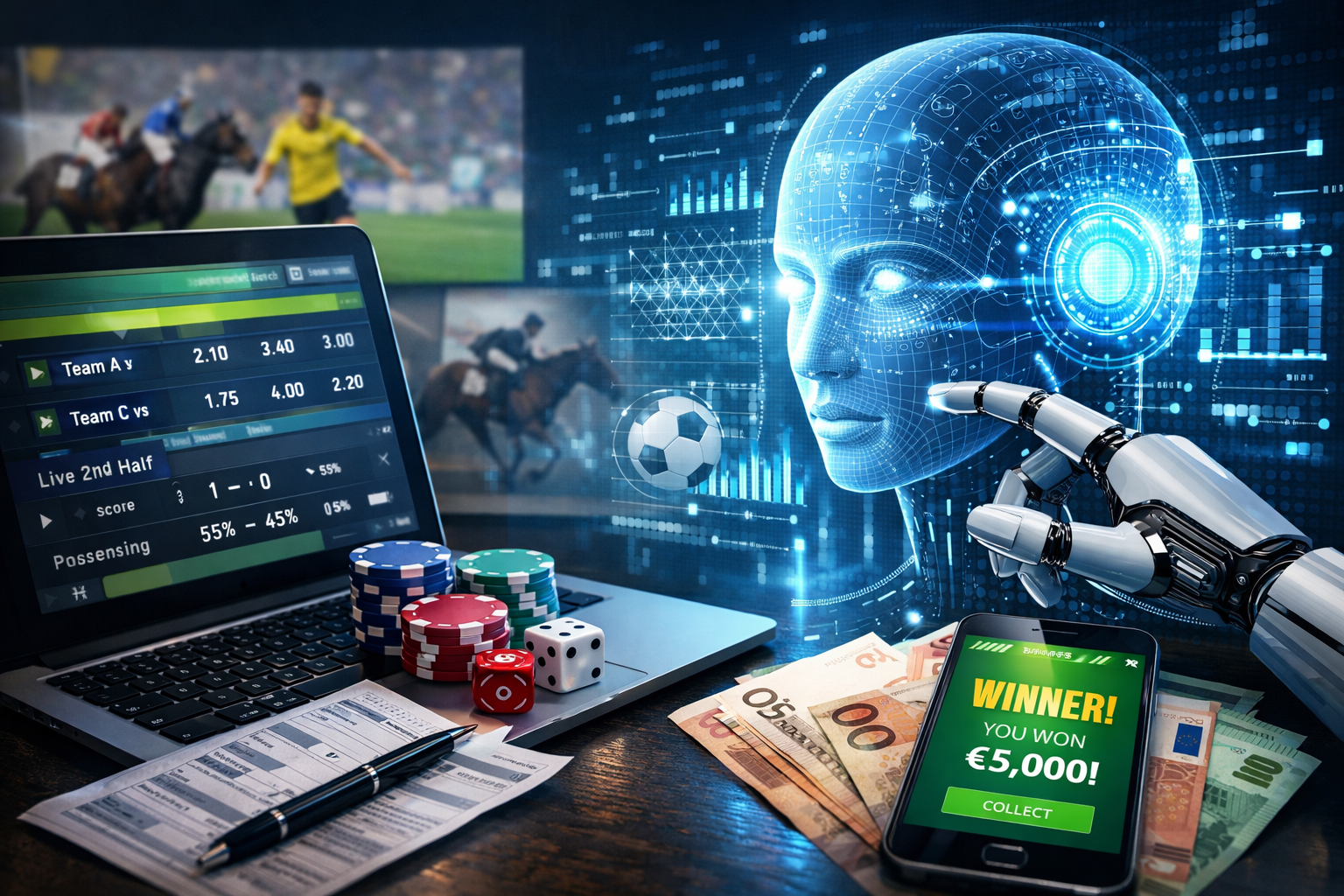 Tekoäly vedonlyöntiennusteissa: mahdollisuudet ja rajoitukset